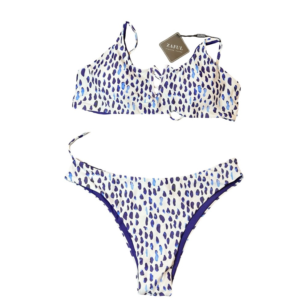 Zaful Patterned Bikini Set